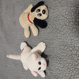 Vintage 80s Tonka Pound Puppy And Pound Pur-r-rie 8 Inch Plush Stuffed Animals